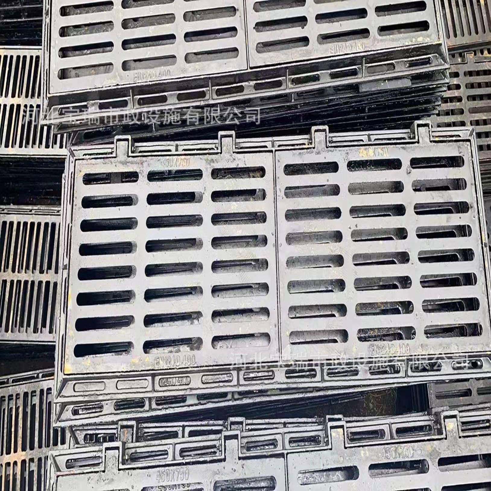 球墨铸铁连体箅子铸铁井圈及铸铁篦子铸铁雨水口双篦子现货,基础建材,井盖,淘宝优惠券,粉丝福利购,淘宝优惠卷