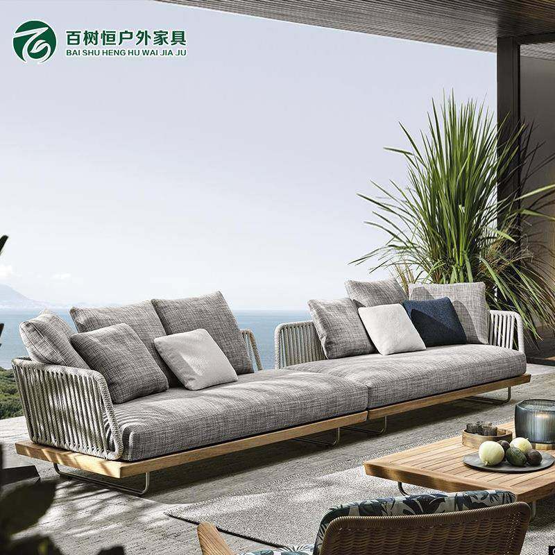 北欧室内户外绳编藤单人沙发椅休闲组合室外阳台民宿家具茶几桌椅,商业/办公家具,商用藤编家具,淘宝优惠券,粉丝福利购,淘宝优惠卷