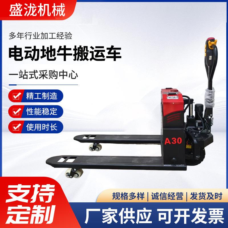 现货全电动铲车地牛叉车移动液压托盘搬运车配件神器工具工厂