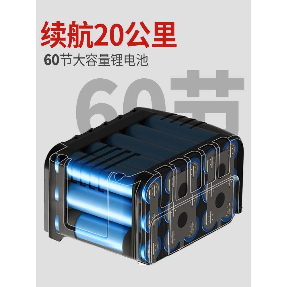 电动折叠护栏推车多功能推车摆摊推车平板车电动拖车搬运车小拖车