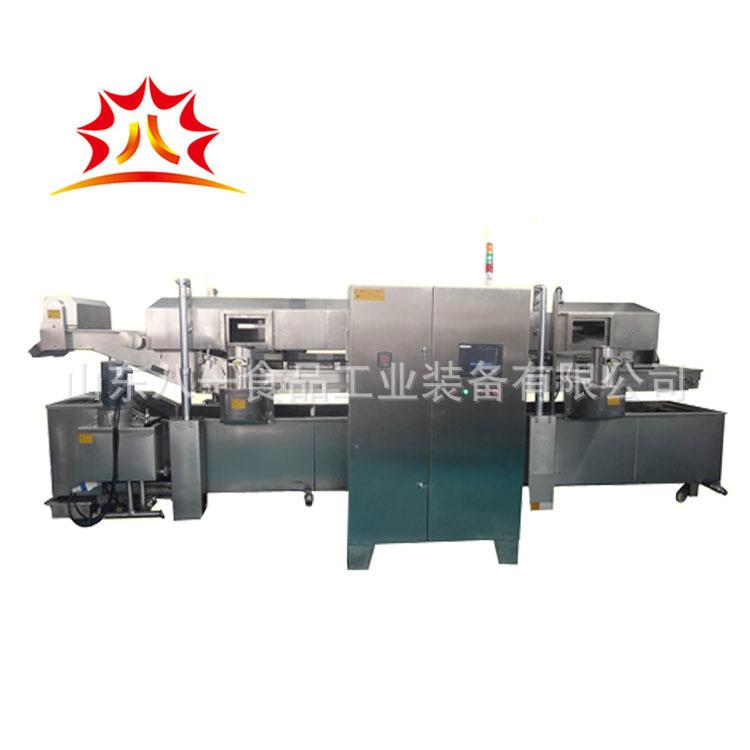 供应鸡翅鸡腿全自动控温油炸机豆泡蜜三刀油炸锅油炸设备