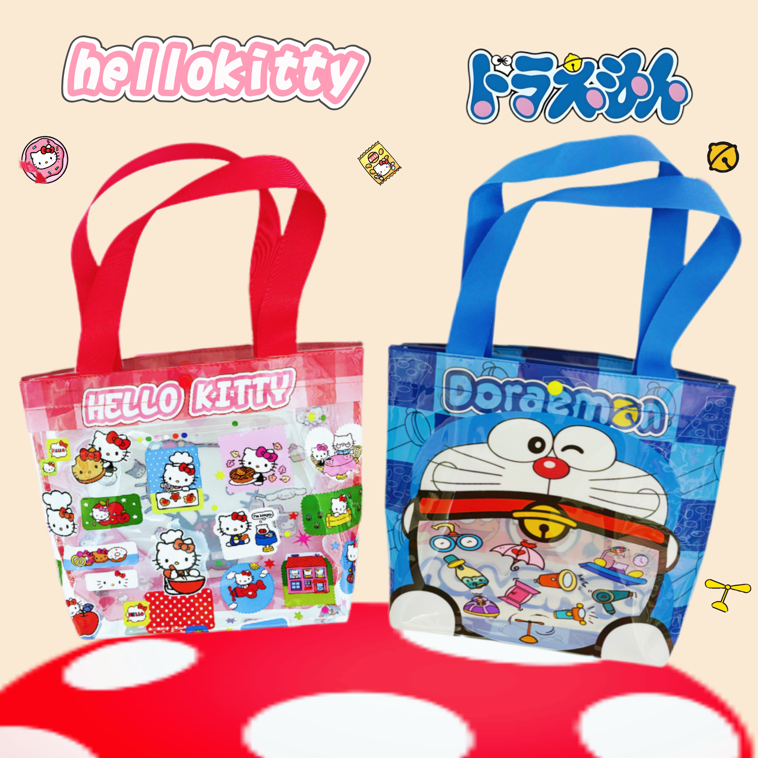 防水PVC沙滩透明果冻包伴手礼袋