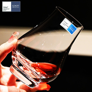 德国进口SCHOTT水晶玻璃XO威士忌洋酒杯专业闻香杯郁金香烈酒杯子