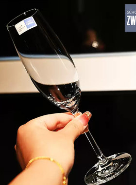 德国原装进口水晶玻璃高脚香槟杯