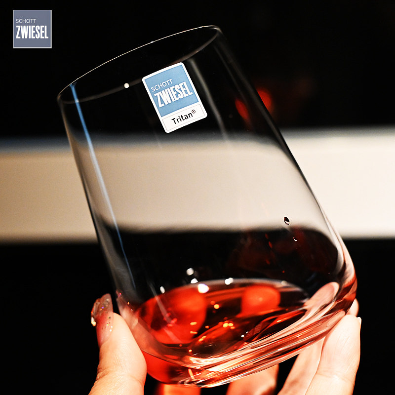 德国肖特进口水晶玻璃杯威士忌杯果汁饮料杯啤酒杯牛奶可乐水杯子