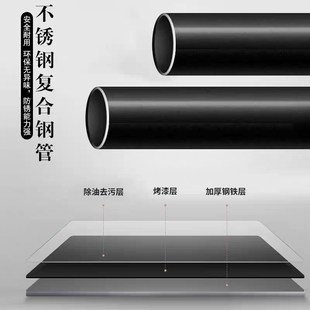 顶天立地晾衣架阳台免打孔伸x缩杆置物架落地卧室家用不锈钢挂衣