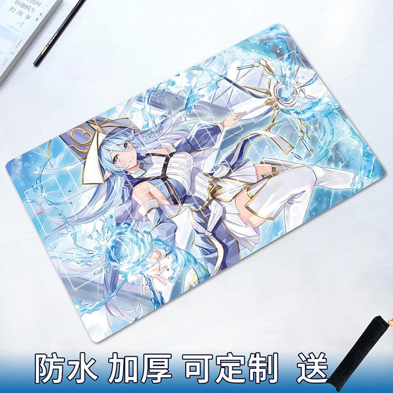 游戏王卡垫圣殿的水谴牌垫防水加厚桌比赛对战桌垫官方桌游配件图片