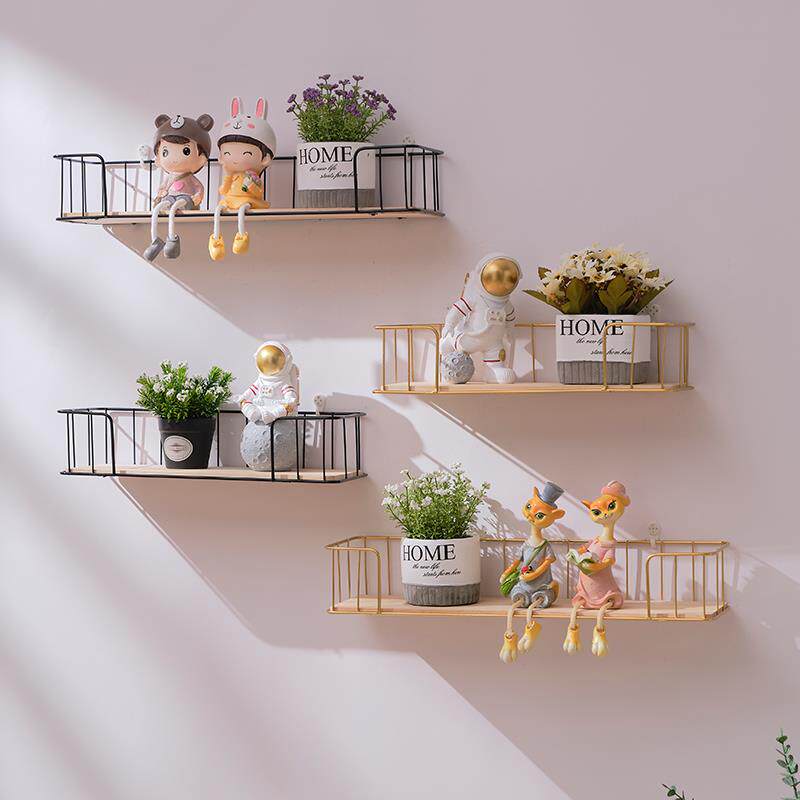 创意家居墙上装饰置物架餐厅墙面挂饰客厅墙壁挂架卧室床头收纳架