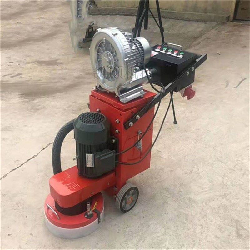 自吸尘研磨机路面机械 r手扶式环氧地坪打磨机 固化地坪抛光研磨