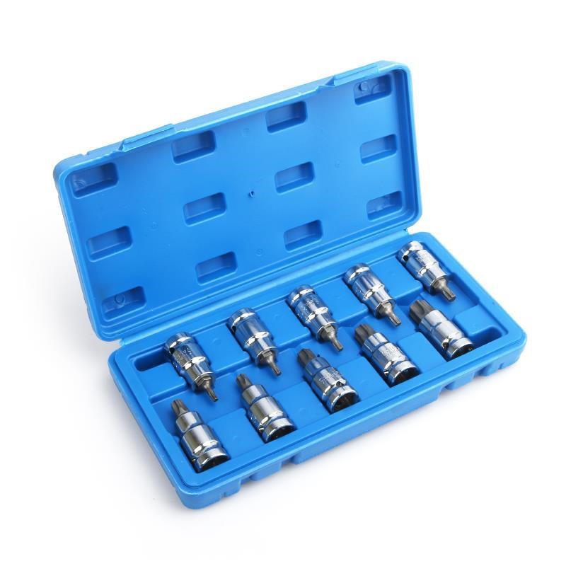 1/2六角梅花批头套筒扳手内六角批嘴花形批咀星型TT型改锥大飞工