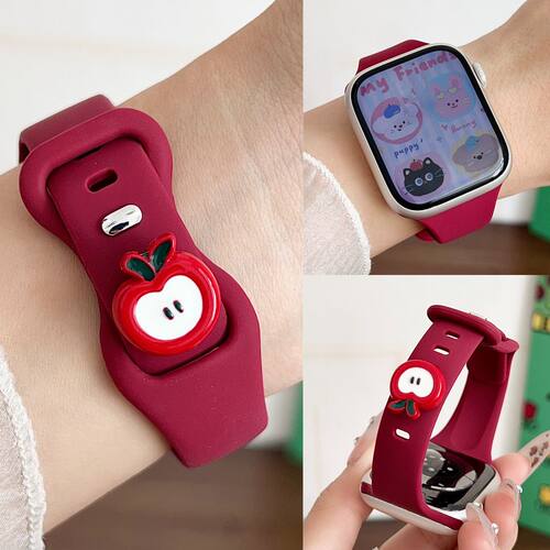 适用于小米WatchS1Pro/eSlM表带可爱奶萌硅胶color腕带S4/S3/S2