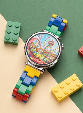 适用OPPOwatchSport表带 积木树脂S表带简约x2mini/SE可爱4pro