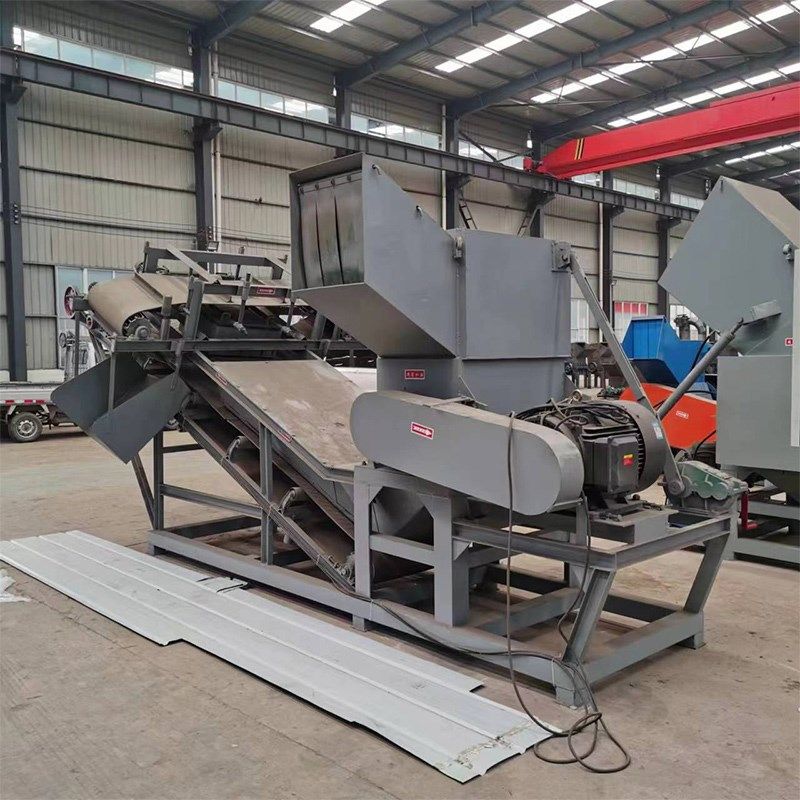 多功能废旧家具家电p大蓝桶木材铝罐塑钢粉碎机  撕碎设备