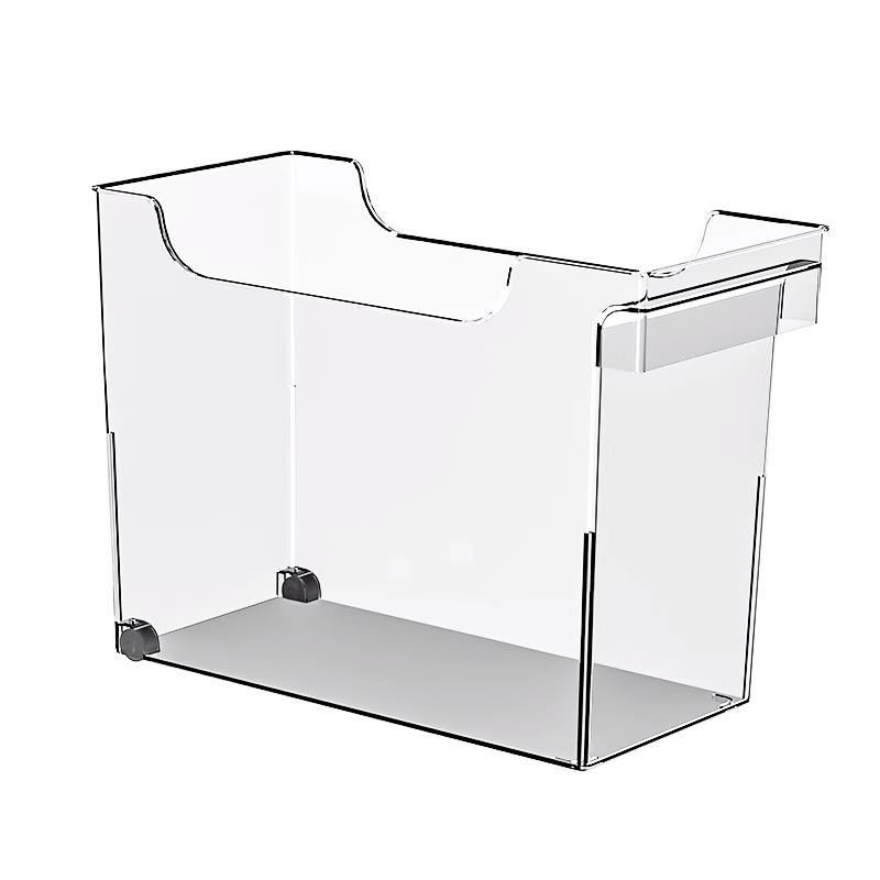 厨房收纳盒锅盖架锅具储物架子神器碗碟筷调料品带滑轮Y橱柜置物