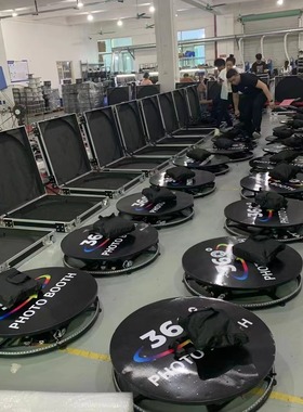 海外仓直发360 spin photo booth派对360环拍旋转拍照亭照相亭