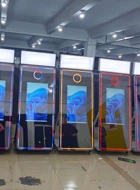 工厂直销魔镜照相亭mirrorphoto booth自助照相魔镜360photobooth