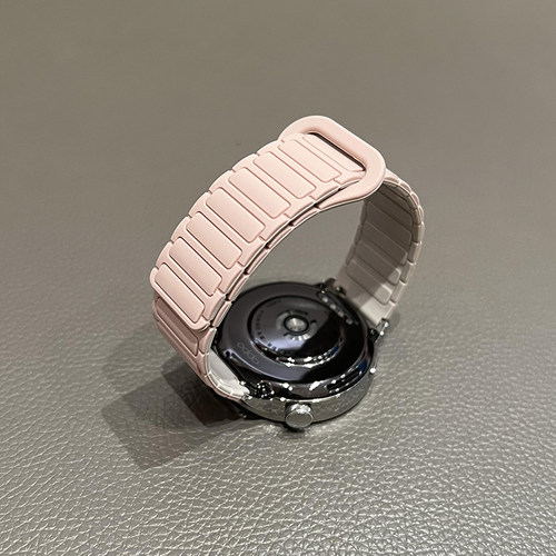 适用oppowatchx2表带液态硅胶女