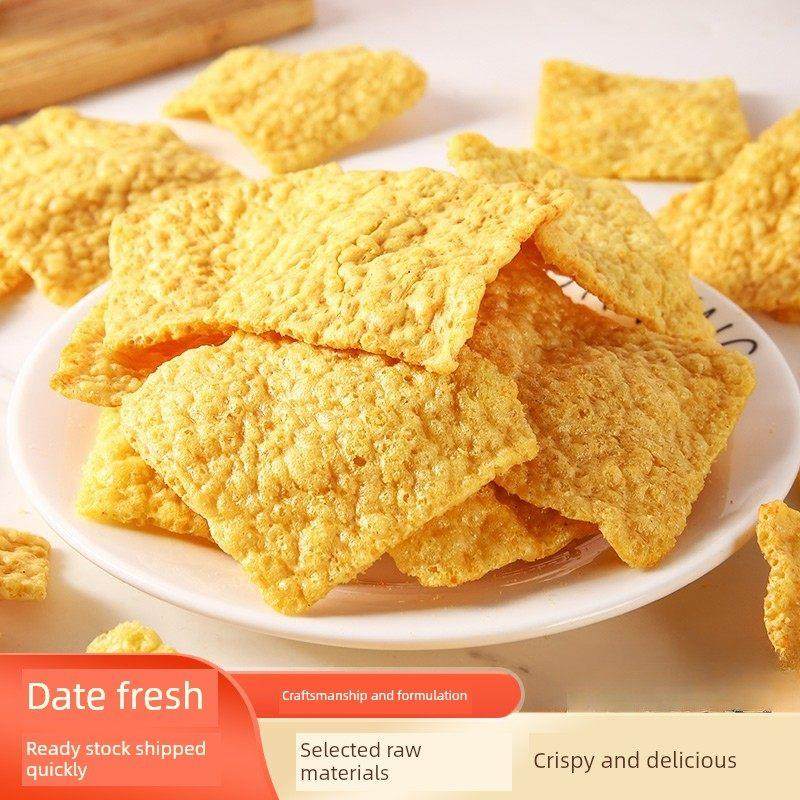 苦荞片锅巴荞麦牛肉原味脆片办公办公室方便携带零食网红休闲小吃