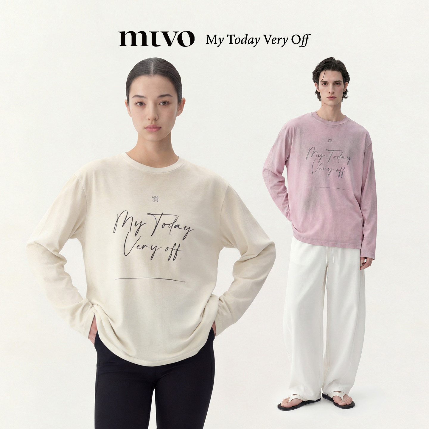 【MTVO】水洗做旧长袖罩衫图片