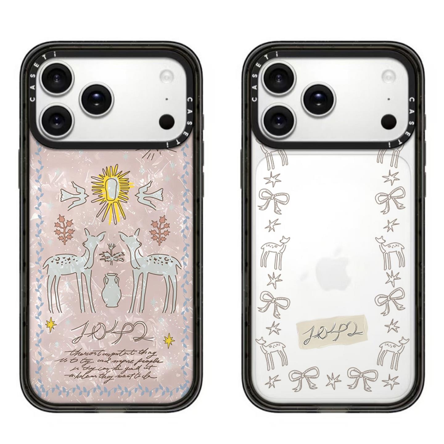 CASE联名欧阳娜娜同款小鹿森林秘境适用于iPhone17ProMax/16Pro/15ProMax/14/13手机壳磁吸Magsafe防摔17pm