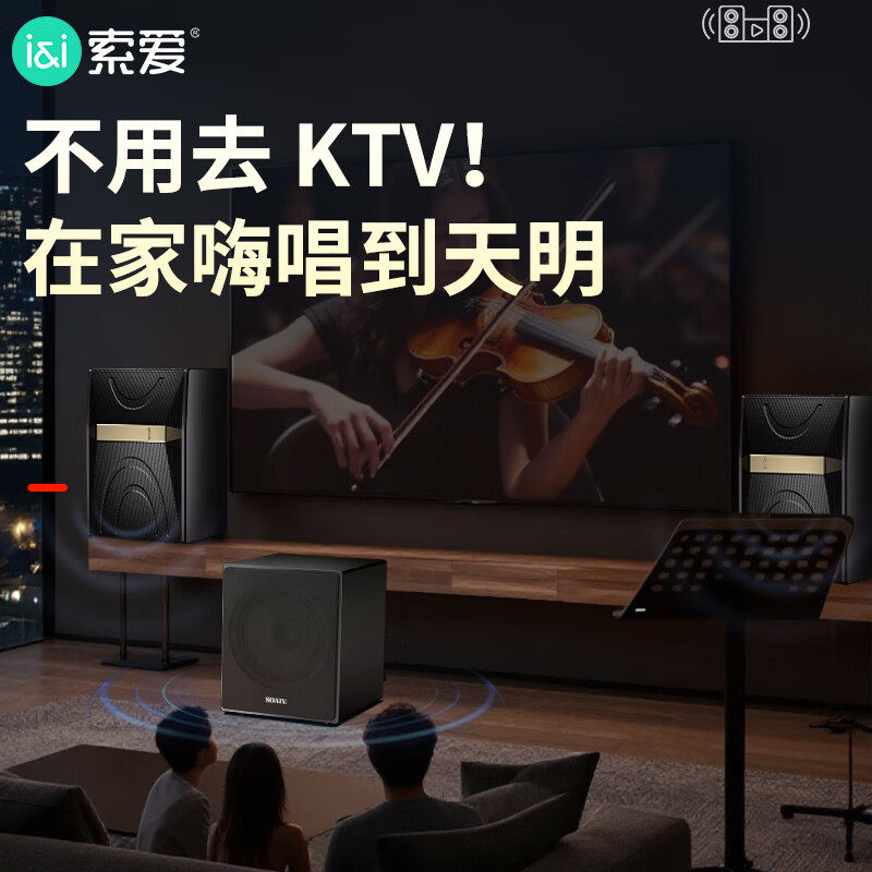 索爱家庭KTV音响套装专业音箱全套卡拉OK唱歌机点歌机K歌影院设备,影音电器,KTV/卡拉OK音箱,淘宝优惠券,粉丝福利购,淘宝优惠卷
