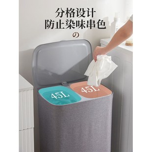 脏衣篮可折叠家用脏衣服收纳筐浴室大号脏衣篓R分类放衣神器收纳