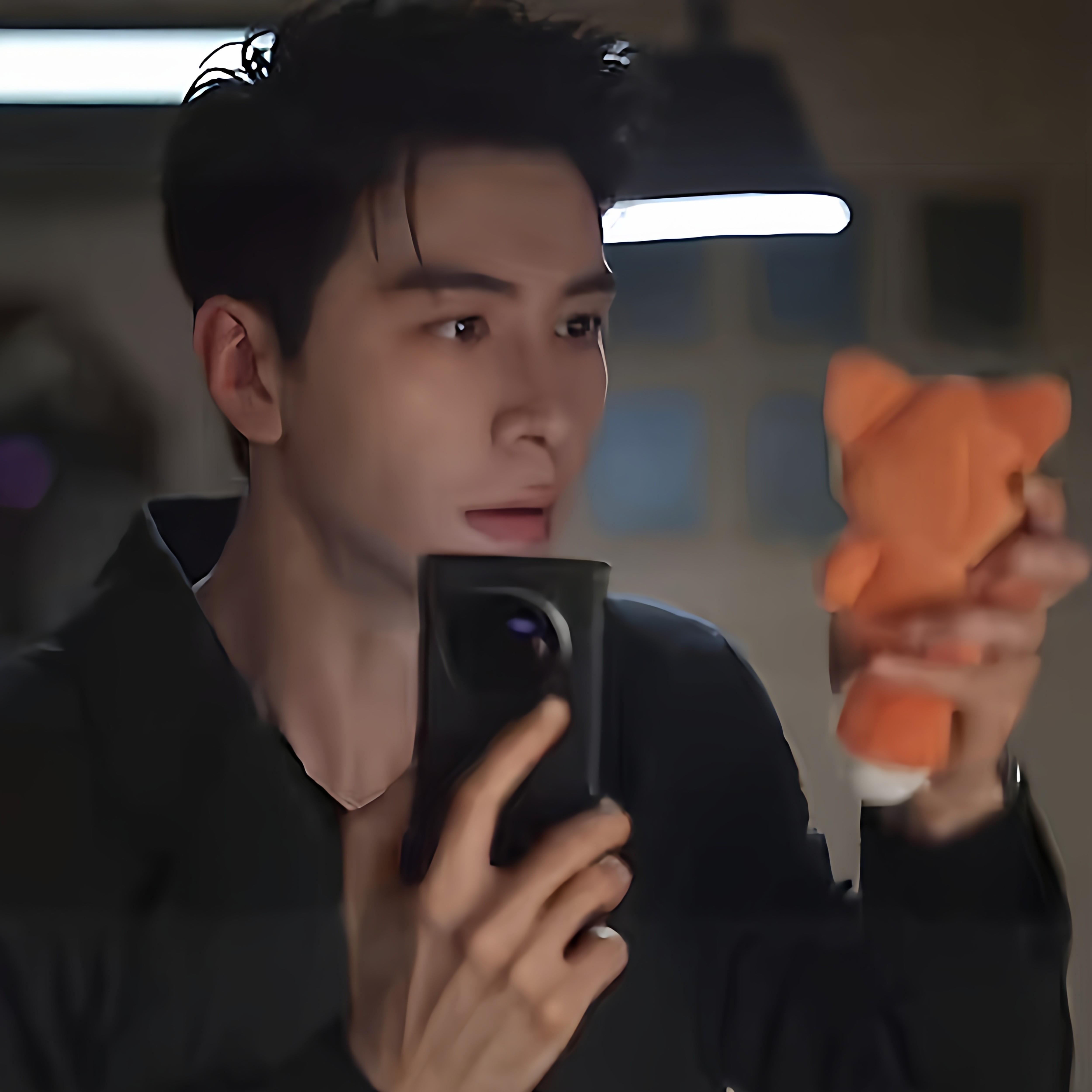 陈星旭轧戏同款小狐狸毛绒玩偶挂件可录音小众创意钥匙扣包包挂饰