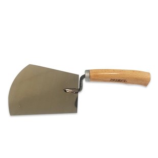 不锈钢圆弧铲刀弧形油灰刀上v料神器泥瓦工贴砖铲桶工具托灰板木