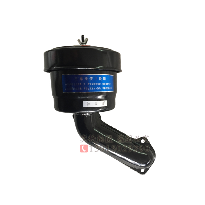 常柴单缸柴油机空滤总成15匹22 y28马力32 40匹空气滤清器常发10