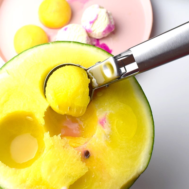 冰淇淋勺不锈钢雪糕勺挖球器w水果挖勺神器模具西瓜勺子冰激凌球