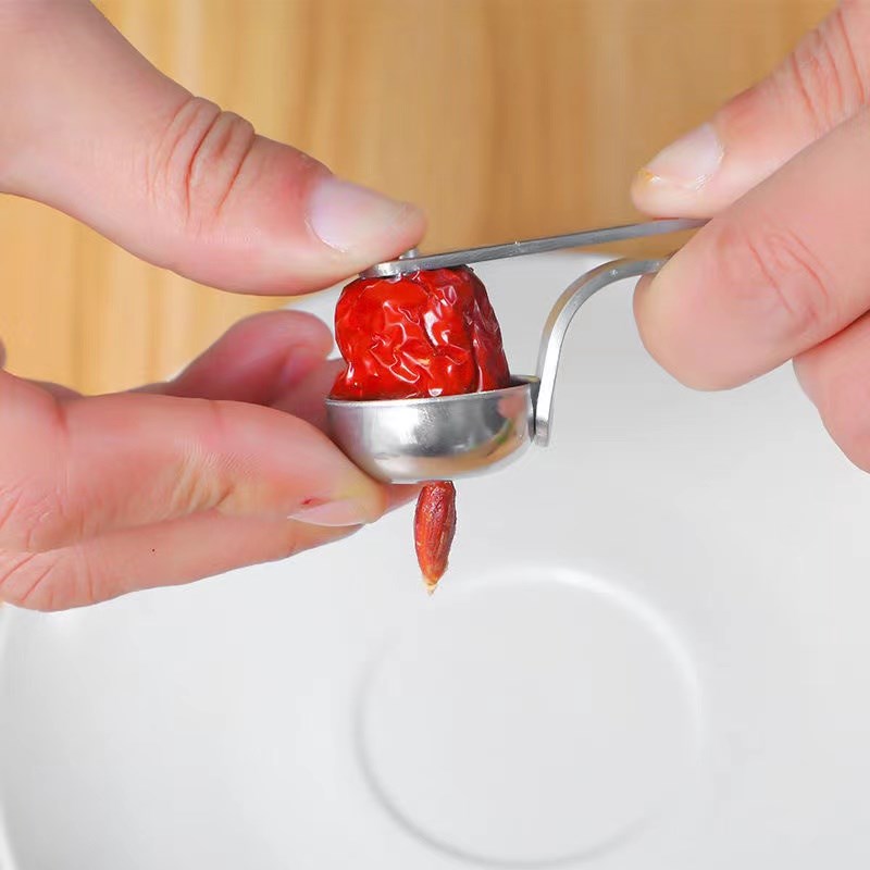 去红枣核b神器开枣核器家用工具大枣子取枣胡心430不锈钢去核水果