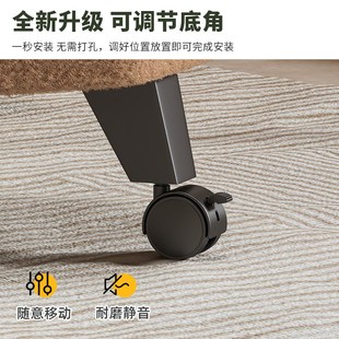 万向轮小凳子家用软座滑轮凳带娃神器F儿童凳小座小板凳矮凳换鞋