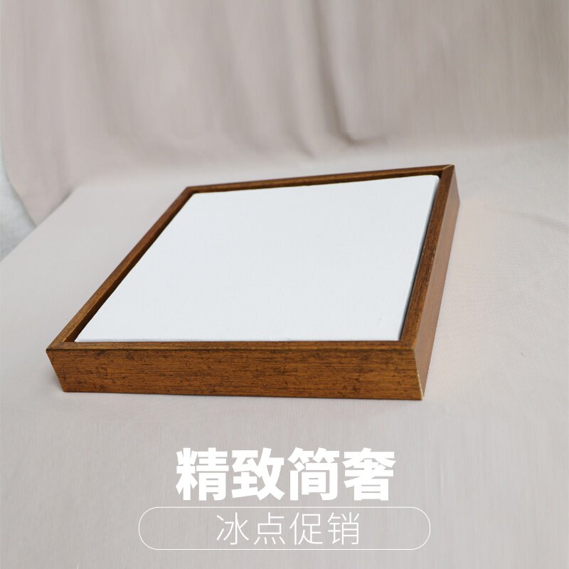 免装裱内外e油画框直接绘画布亚麻丙烯简约成品绷布内嵌l型框挂墙