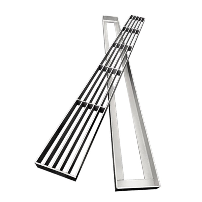 不锈钢格栅e园林庭院排水沟条形格栅盖板型号齐全量大价优工厂定