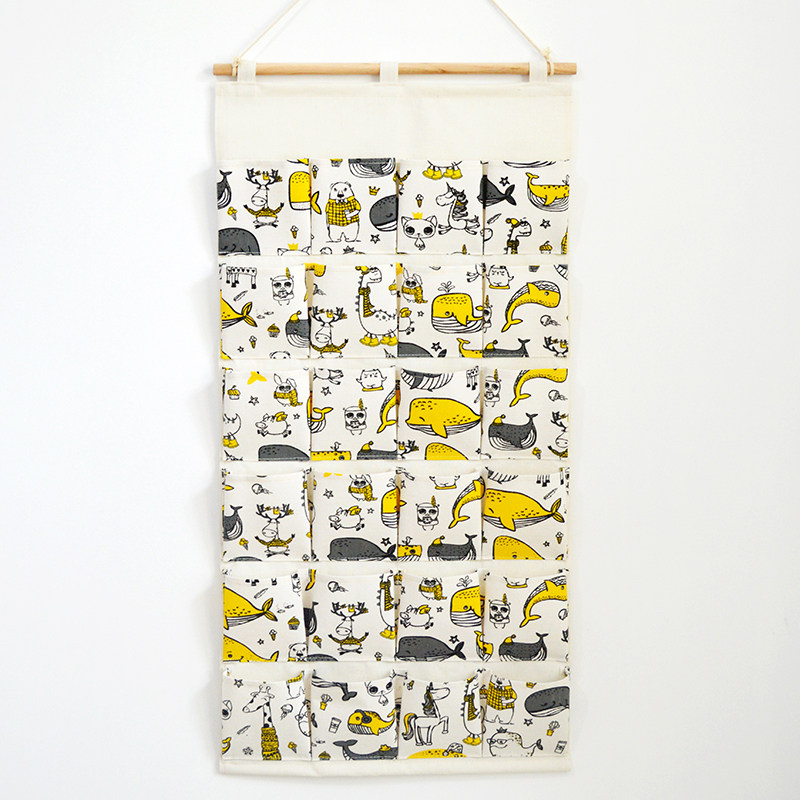 防水帆布幼儿园j吸汗巾挂袋 吸汗巾墙壁收纳袋 方便老师管理查找,收纳整理,收纳挂袋,淘宝优惠券,粉丝福利购,淘宝优惠卷