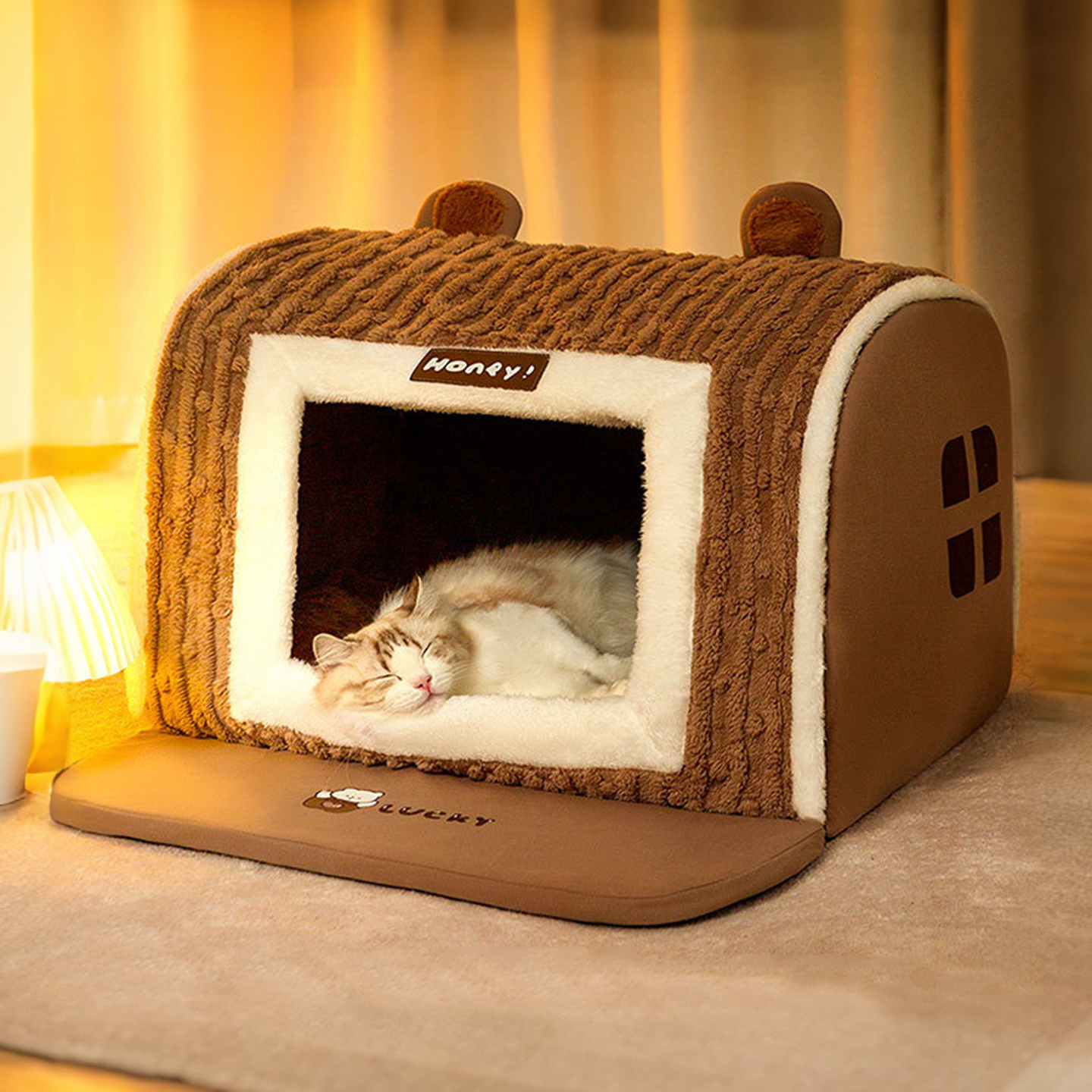 猫窝冬加厚四季通用封闭式猫窝