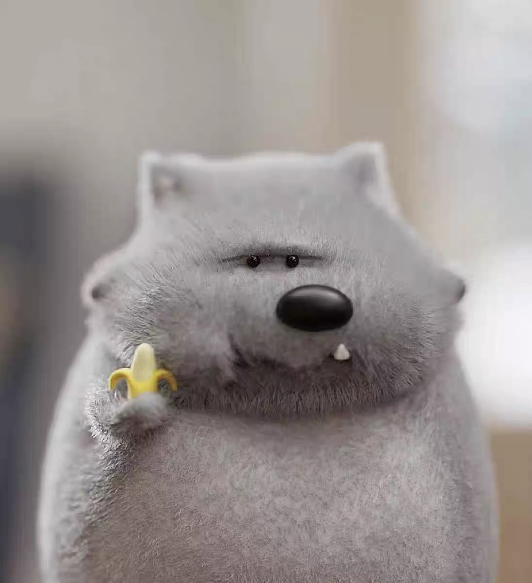 小红书爆款老实芭蕉可爱蕉太狼喜羊羊与灰太狼摆件模型周边送朋友