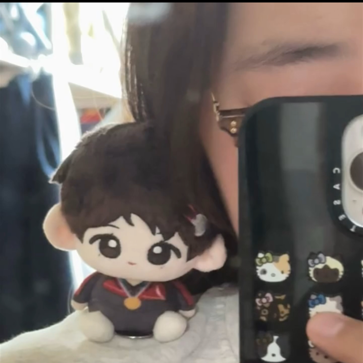 小红书同款莎莎棉花娃娃孙颖莎乖宝宝可爱毛绒玩偶高颜值公仔