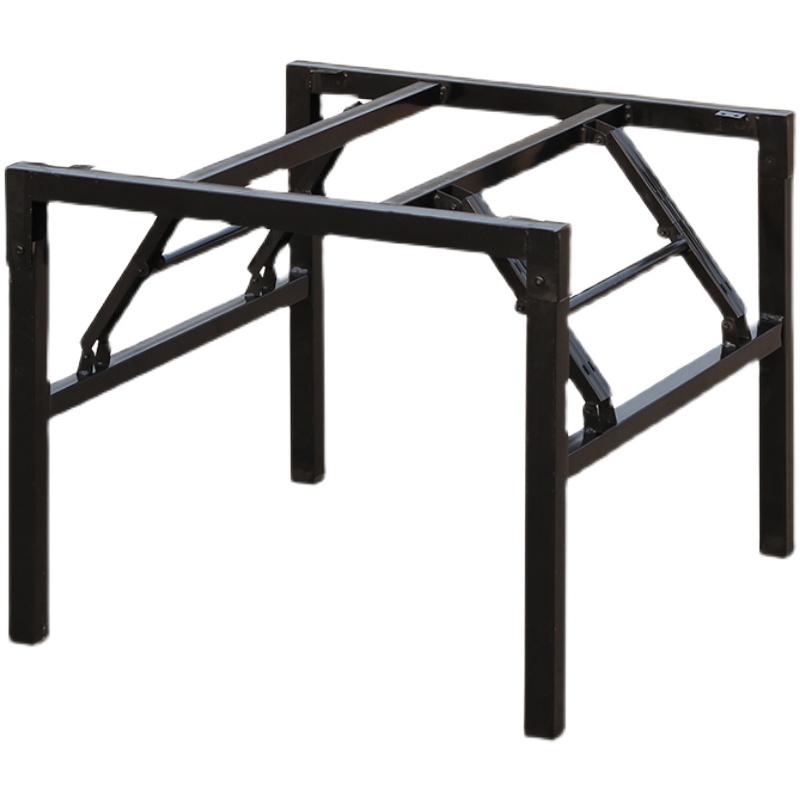 正方形桌架子桌子腿支架铁艺 家用折叠餐桌腿 桌腿支架Y  餐台架