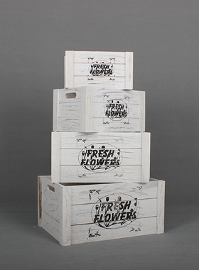 森系草坪婚礼g包邮木质盒子道具迎宾区装饰婚庆木质收纳框摆件布