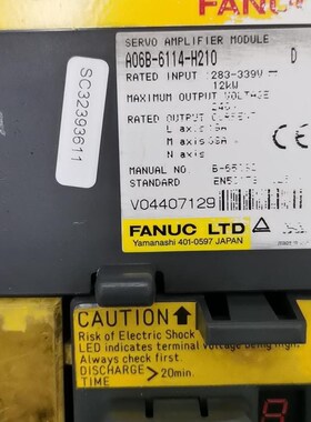 A06b-6114t-h210  发那科伺服驱动器