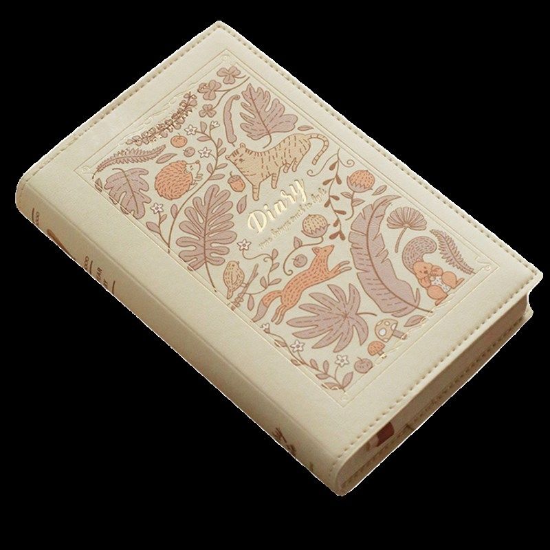 本子事多一年事典 l2024日计划全年加厚日程B6手账本皮面手账日记