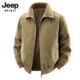 JEEP 纯棉羊羔绒外套 夹克2025秋冬新款 SPIRIT吉普男士 双面穿工装