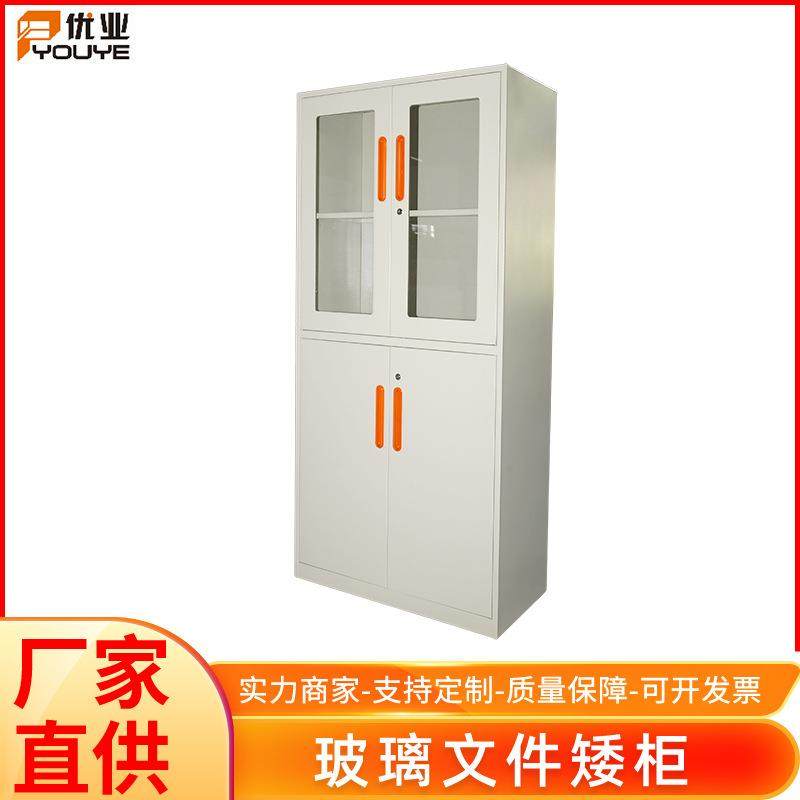 玻璃文件柜办公室书房储物柜冷轧钢板落地玻璃门文件档案柜子,商业/办公家具,办公储物柜,淘宝优惠券,粉丝福利购,淘宝优惠卷