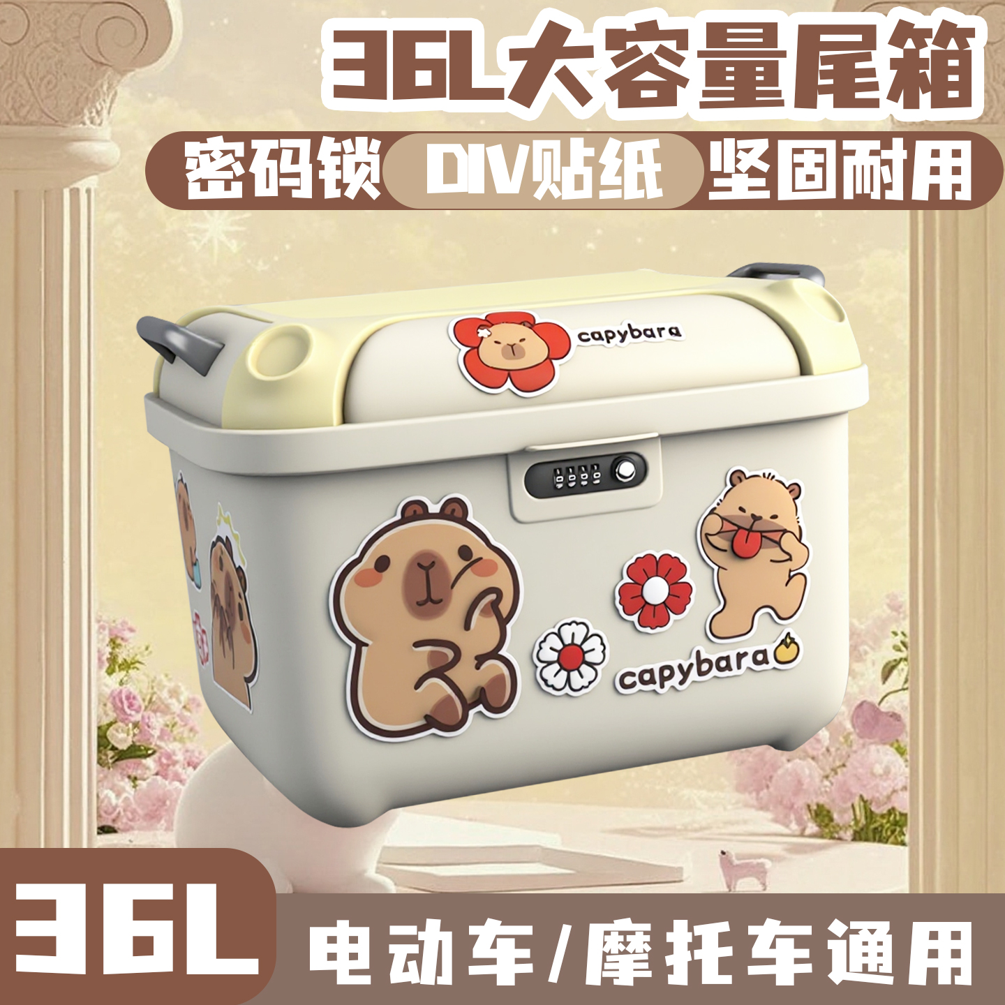 电动车后尾箱电瓶车后备箱