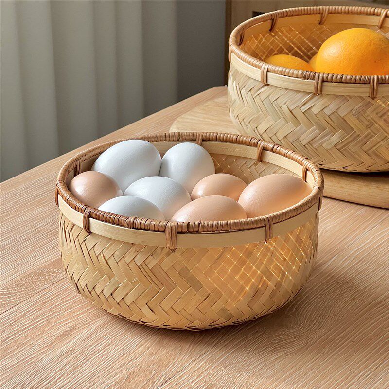 【厨房好物】鸡蛋收n纳篮厨房蔬菜水果鸡蛋编织收纳筐家用桌面收,收纳整理,收纳筐,淘宝优惠券,粉丝福利购,淘宝优惠卷