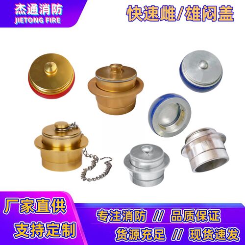 KMKA40/50/65/80/100Z公母快速闷盖消防车用锻压雌雄堵头卡式快插