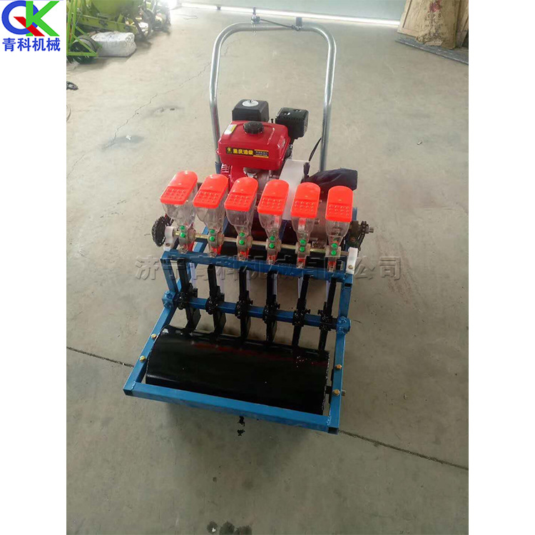 电动6行蔬菜播种机 农用小型小颗粒种子点播机 大棚用花卉种植机