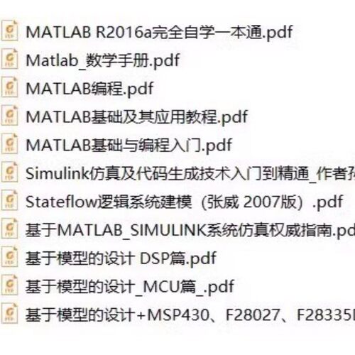 Matlab、Simulink电子书教程、代码生成、建模仿真