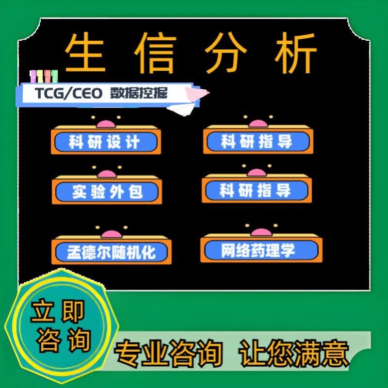 火山图生信制图网络药理学生信分析服务